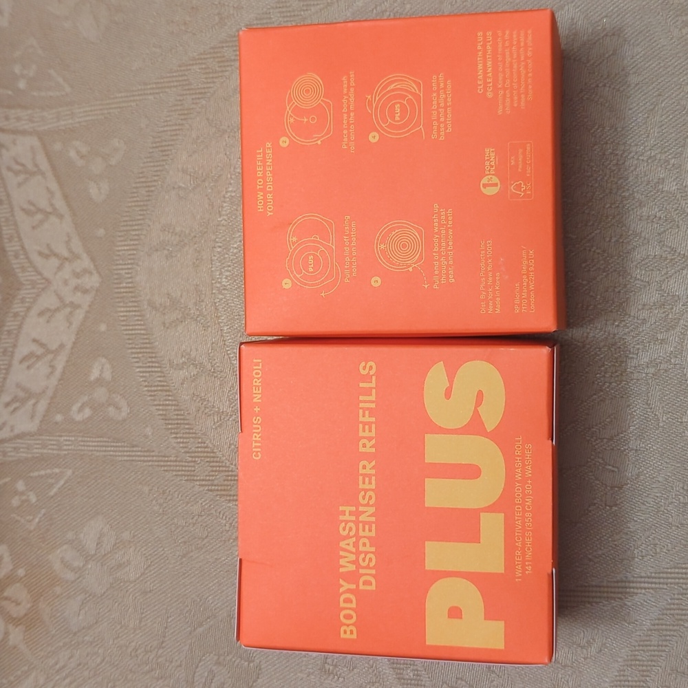 Plus Body Wash (solid sheets) Dispenser Refills Citrus